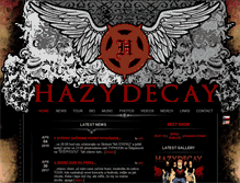 Tablet Screenshot of hazydecay.com